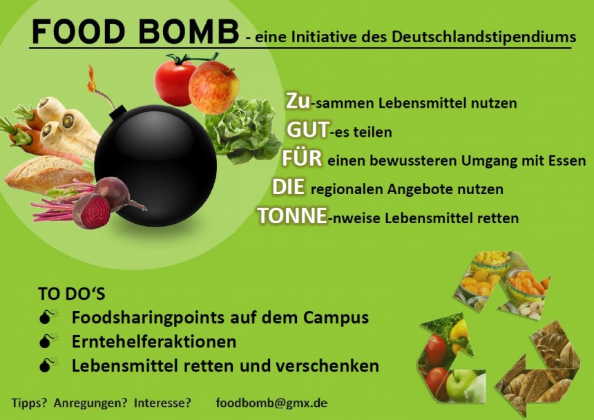 plakat foodbomb